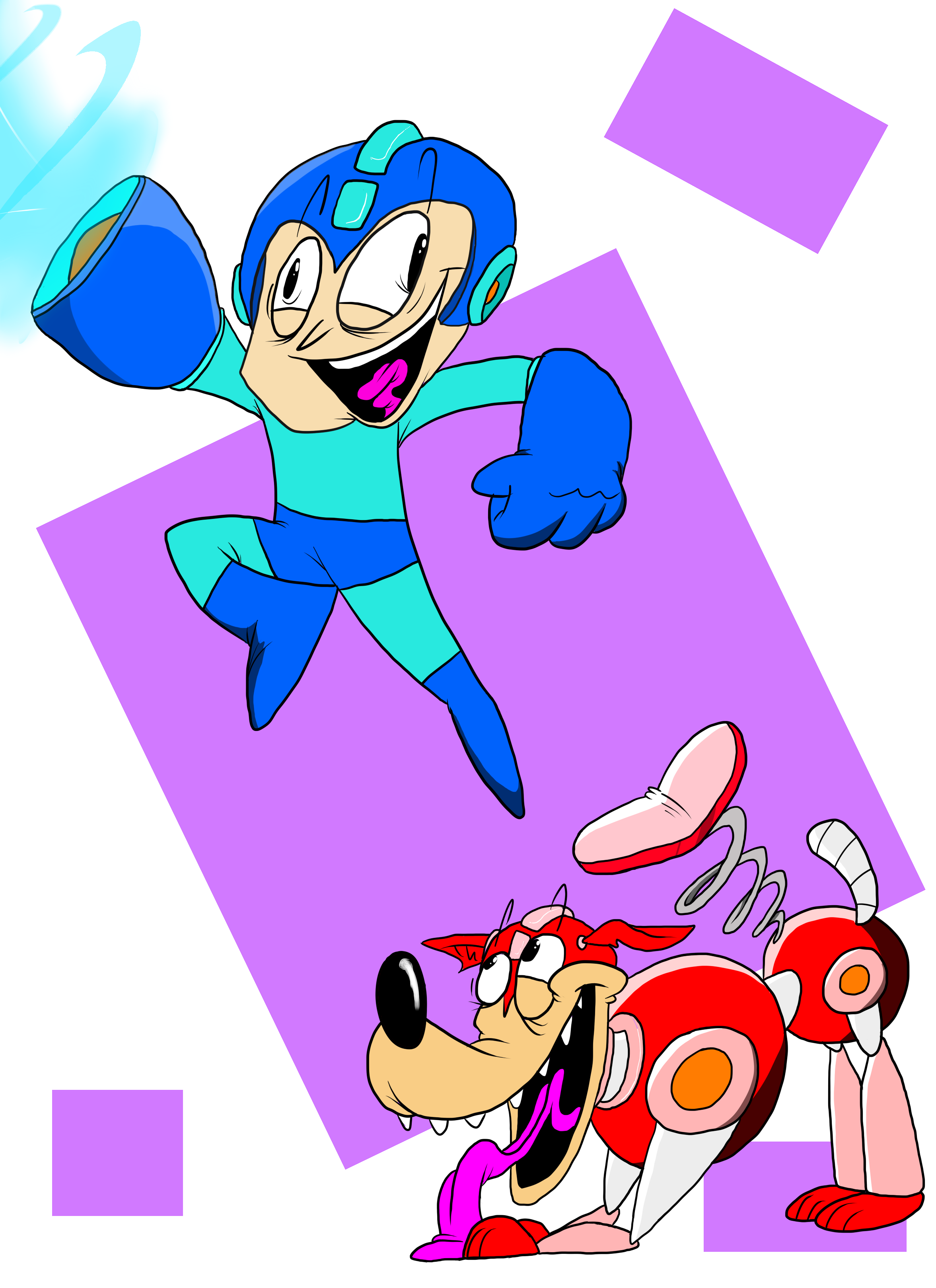 MegaMan And Rush