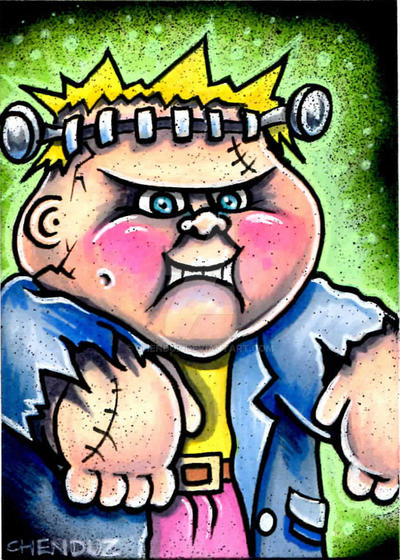 2014 OS3 Frank N. Stein Sketch Card