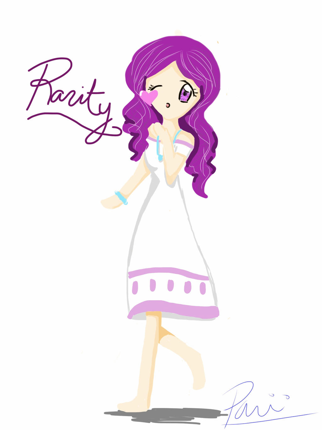 Boy Rarity Human Rarity as human by ButterChez on DeviantArt