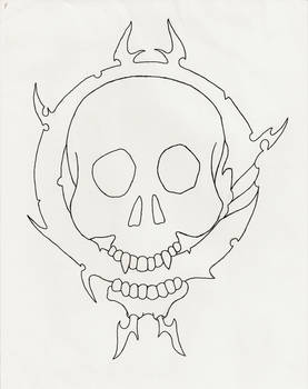 Skull And Ring Tattoo Design