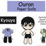 Kyouya Paper Doll