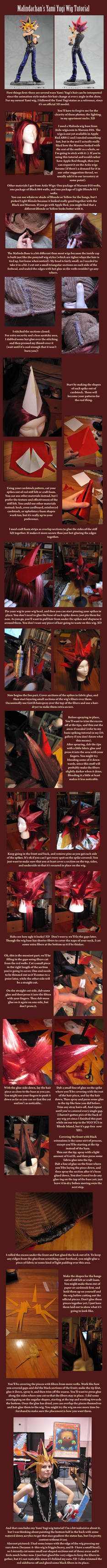 Yami Yugi Wig Tutorial