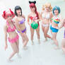 Beach Queens Puella Magi Madoka Magica