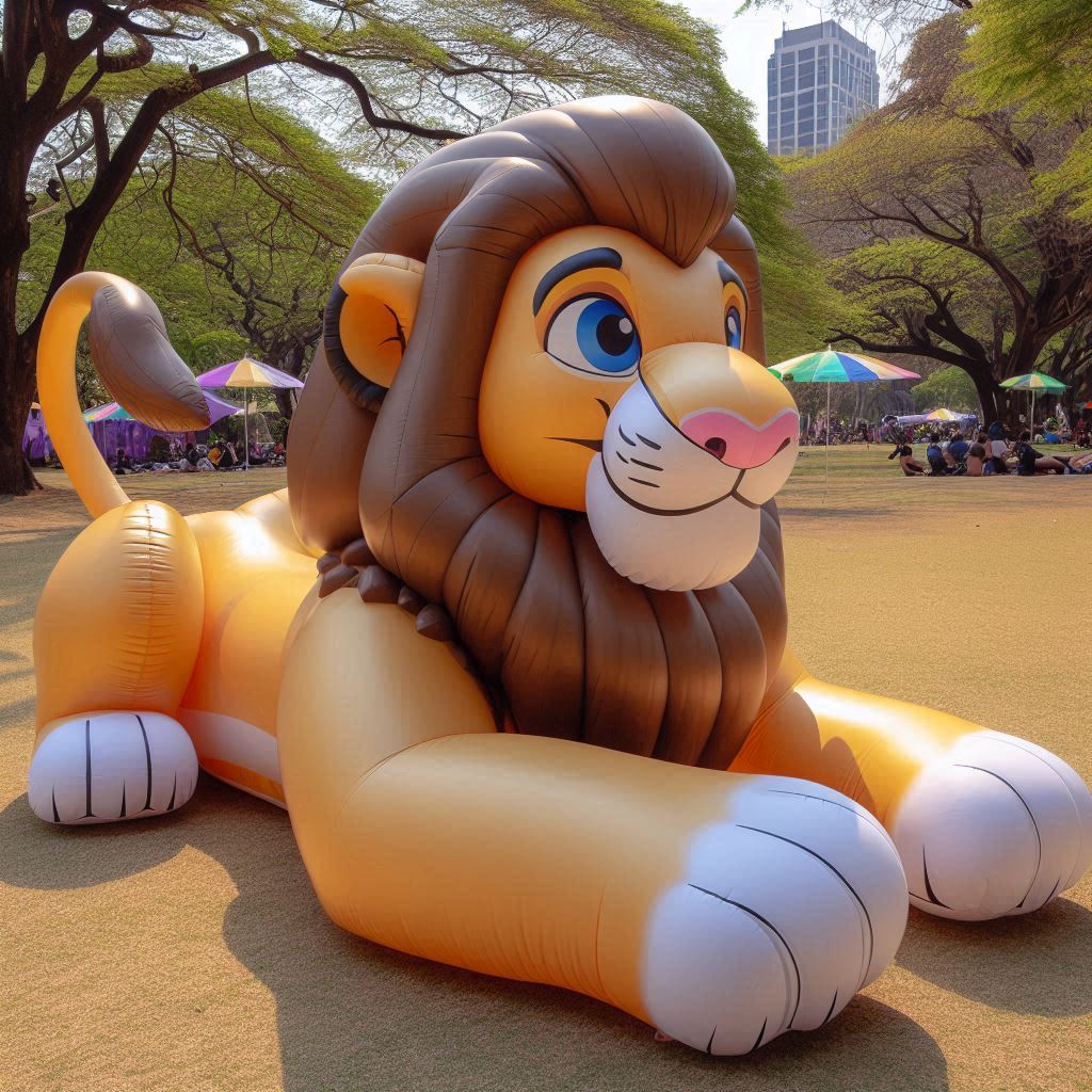 Lion Outside Inflatable Cute Inflatable Lion by Simballoon on DeviantArt
