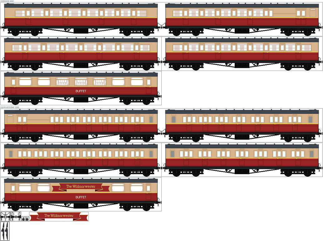 Classic Series Express Coaches - Red and Cream by SplendidEngine02 on ...