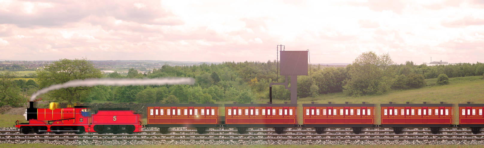 James the Red Engine by SplendidEngine02 on DeviantArt