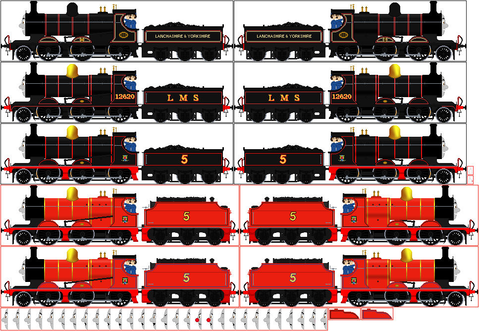 Rms First Red Engine James the Red Engine by SplendidEngine02 on DeviantArt