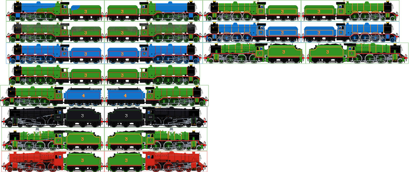 Henry Variants by SplendidEngine02 on DeviantArt