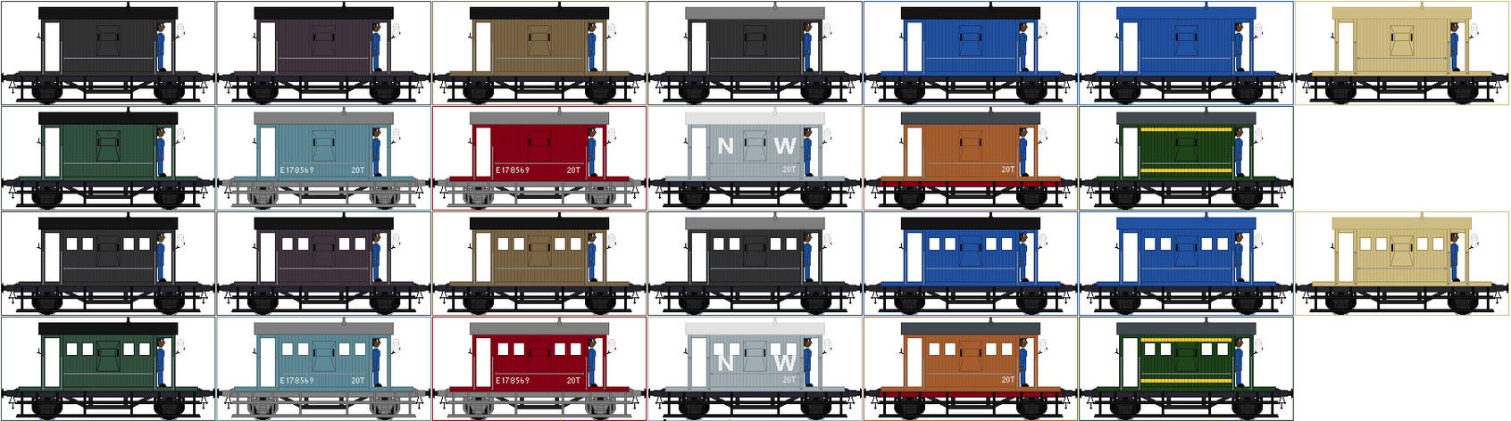 BR 20 Ton Brake Vans by SplendidEngine02 on DeviantArt