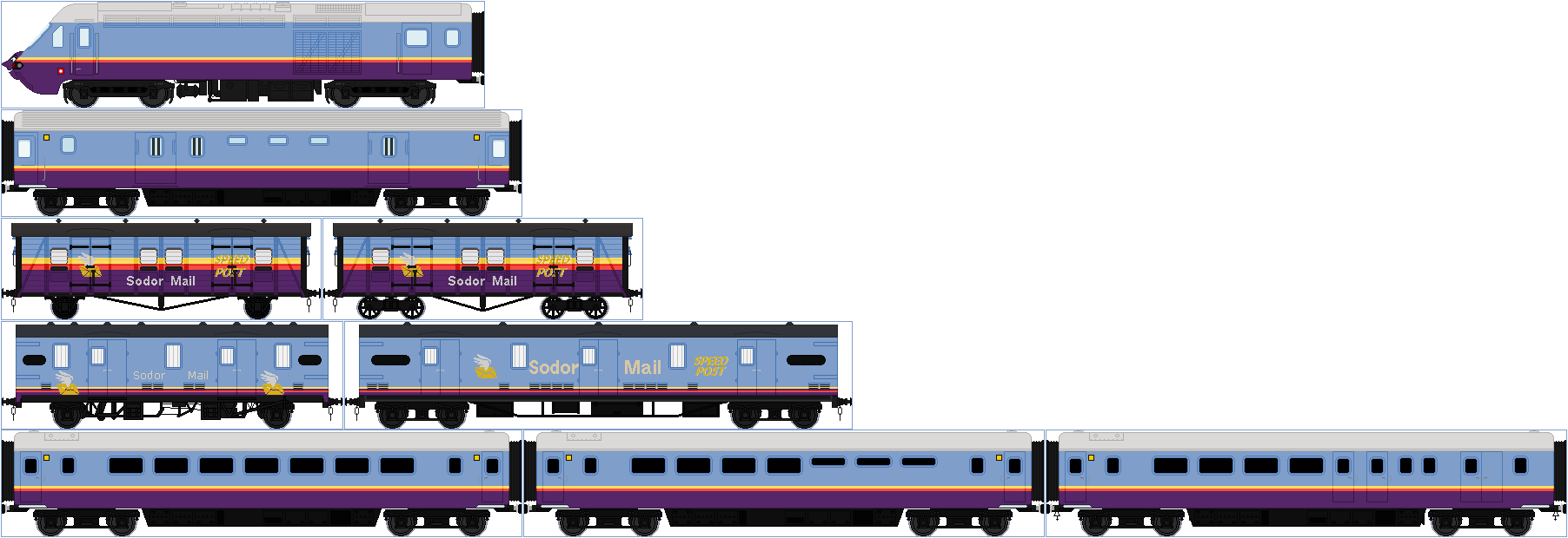 The High Speed Mail Train by SplendidEngine02 on DeviantArt