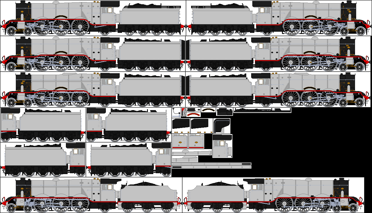 Enginebase Sprite Lner GNR/LNER Class A1/A3 Pacific Base by SplendidEngine02 on DeviantArt