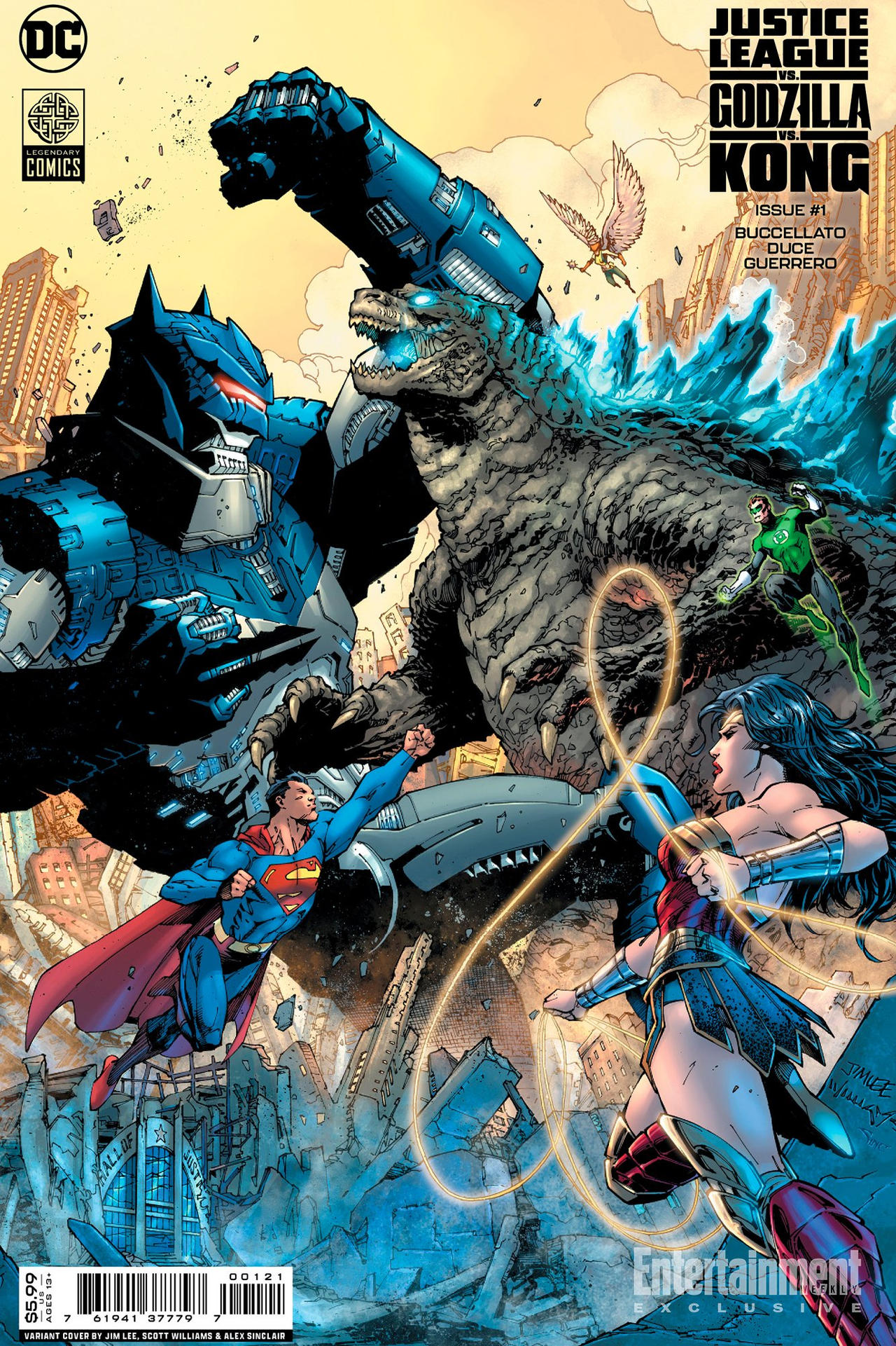 Justice League vs Godzilla vs Kong Issue 1 (V2) by Kaijufan96 on