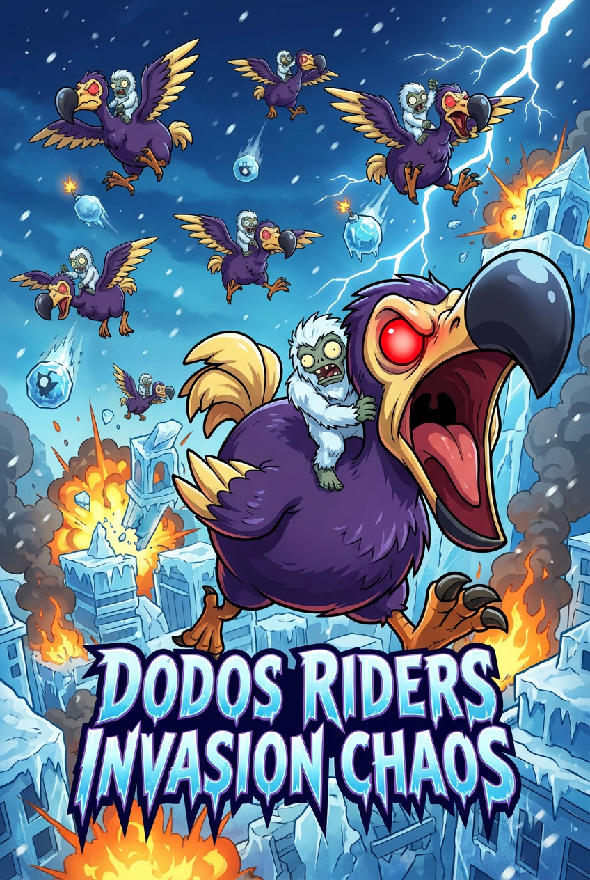 Dodo Rider Pvz Pvz 2:DodosRidersInvasionChaos(Style/Poster/1997) by A5h5 on DeviantArt
