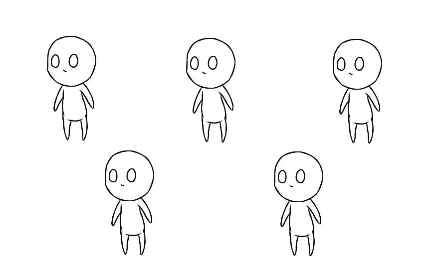 Mini Characters Base by killerscarlet53 on DeviantArt