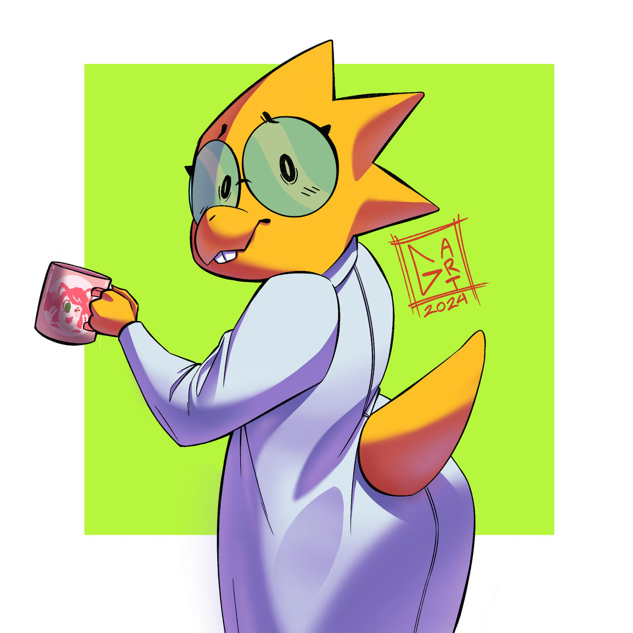 ALPHYS fanart by Gartt29 on DeviantArt