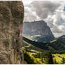 Sport climbing in the Dolomites