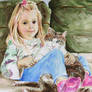 Paulina witha cat