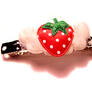 Winged Strawberry Hairclip