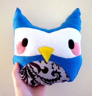 Blue Owl Swirl Plushie