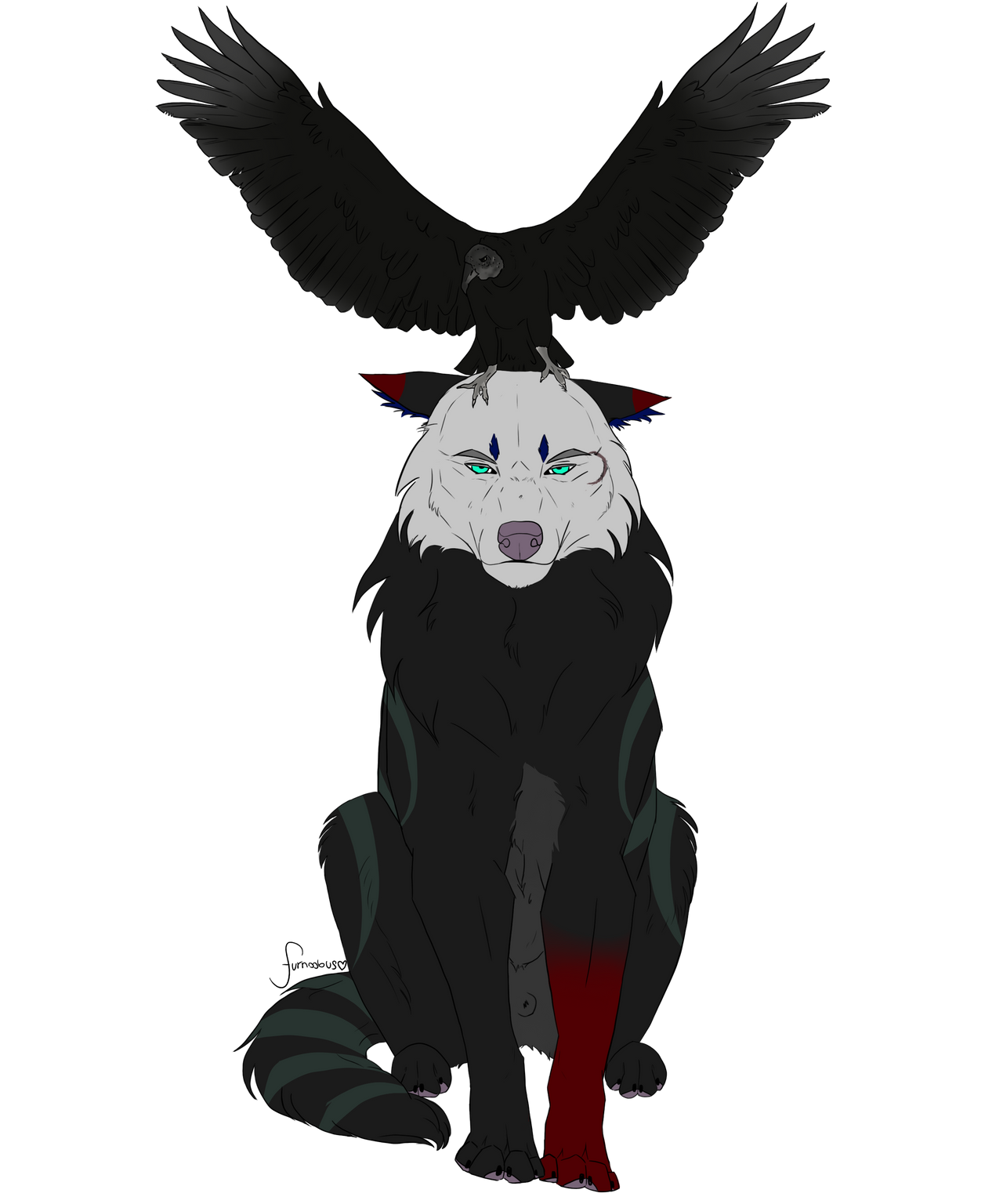 Reaper Wolves Don't Fear The Reaper | WOLF COMMISSION by digitald0ll on DeviantArt
