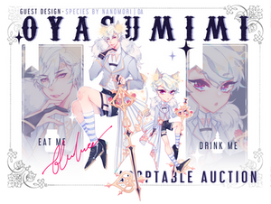 [CLOSED] GA OYASUMIMI : Cheshire : Adopt Auction