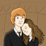 Rony and Hermione