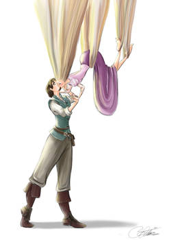 Rapunzel and Eugene