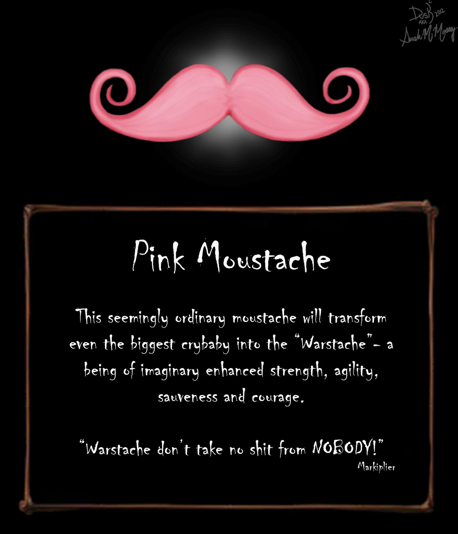 ITEM: Pink Moustache