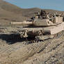 M1A2 Mineplow At Work