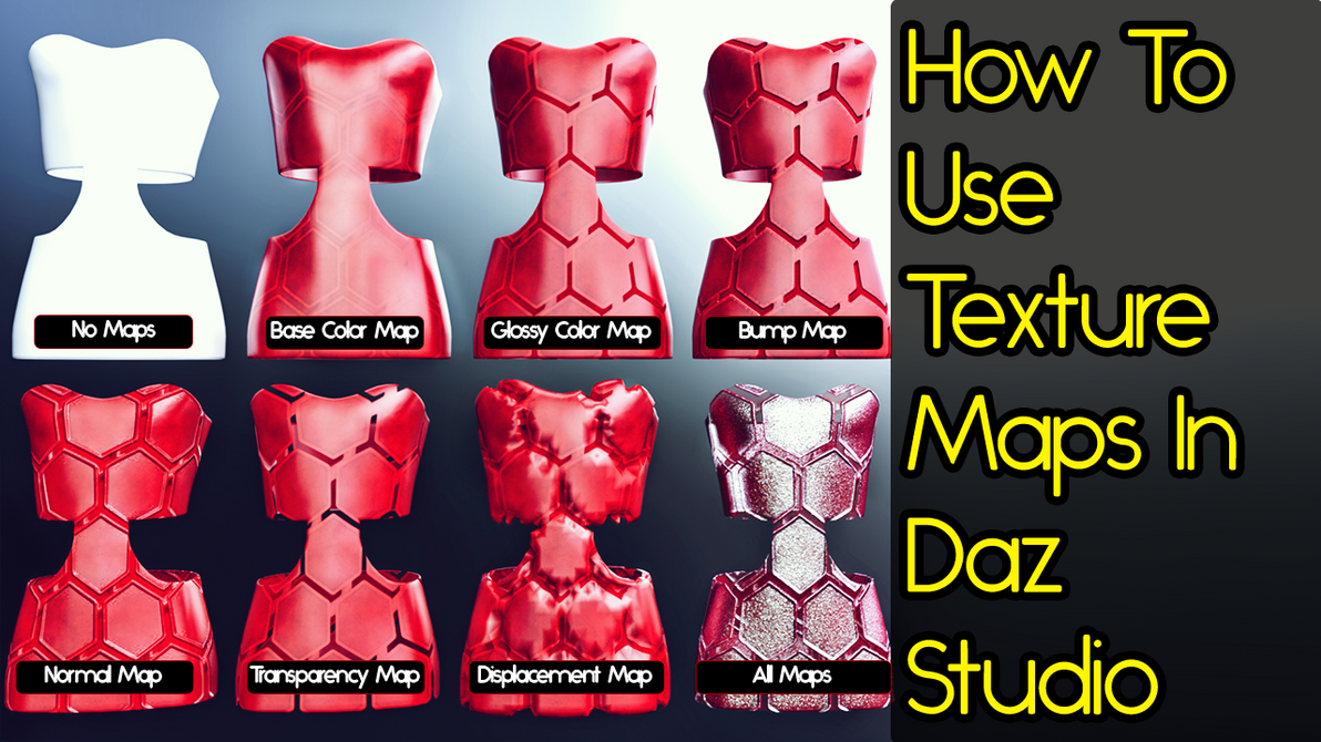 How To Use Texture Maps In Daz Studio by parmybaddhan on DeviantArt