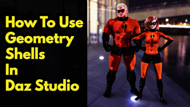 Daz Studio Geometry Shell Tutorial