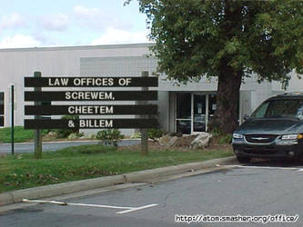 Funny Sign- Office Building