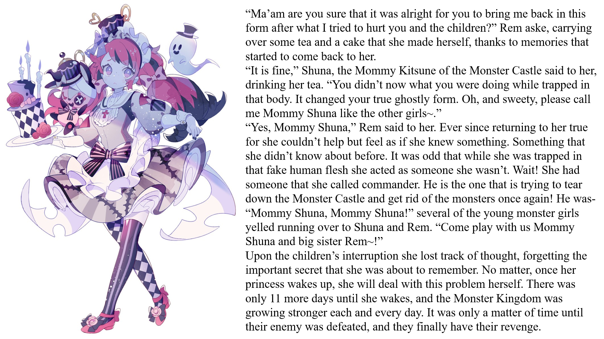 Monster Kingdom s Ghostly Maid Returns By DarkflameTomoki On DeviantArt monster-kingdom-s-ghostly-maid-returns-by-darkflametomoki-on-deviantart
