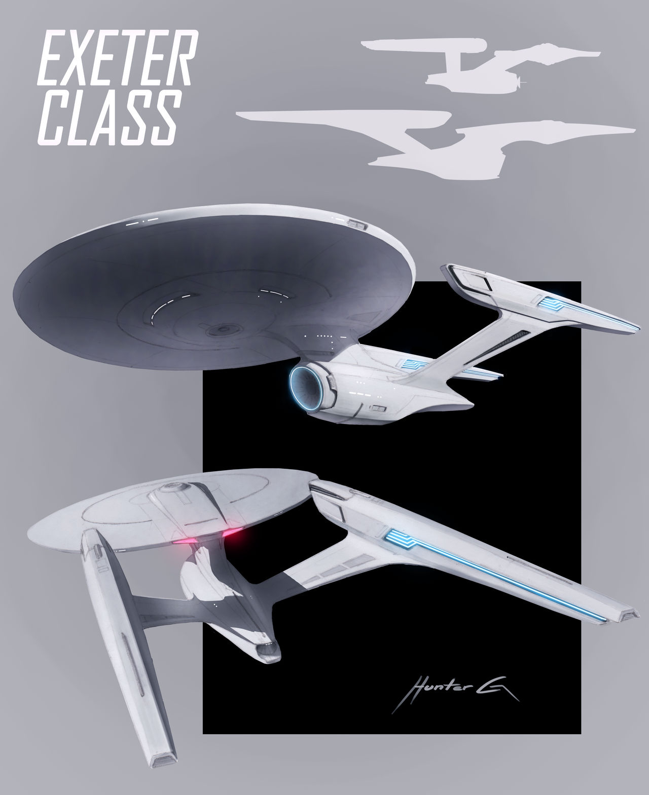 Exeter Class Concept by Hunter-56 on DeviantArt
