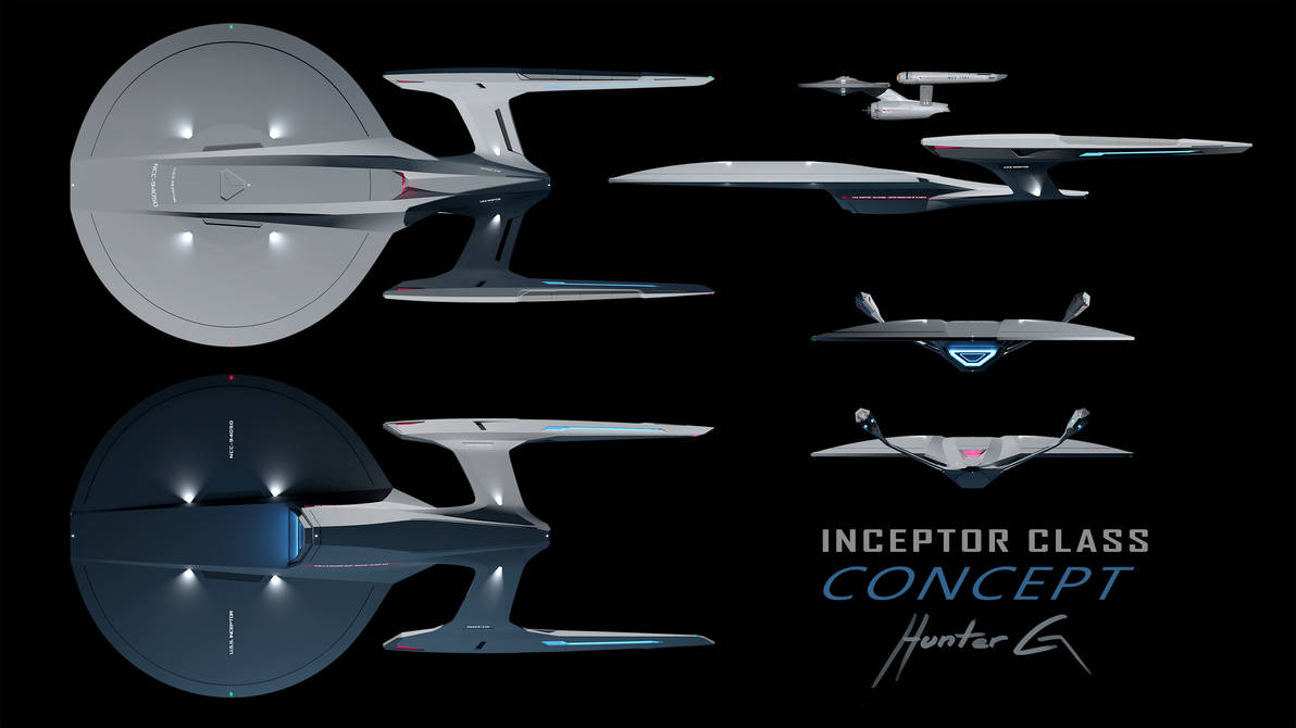Inceptor Class Concept V2 - Orthographic by Hunter-56 on DeviantArt