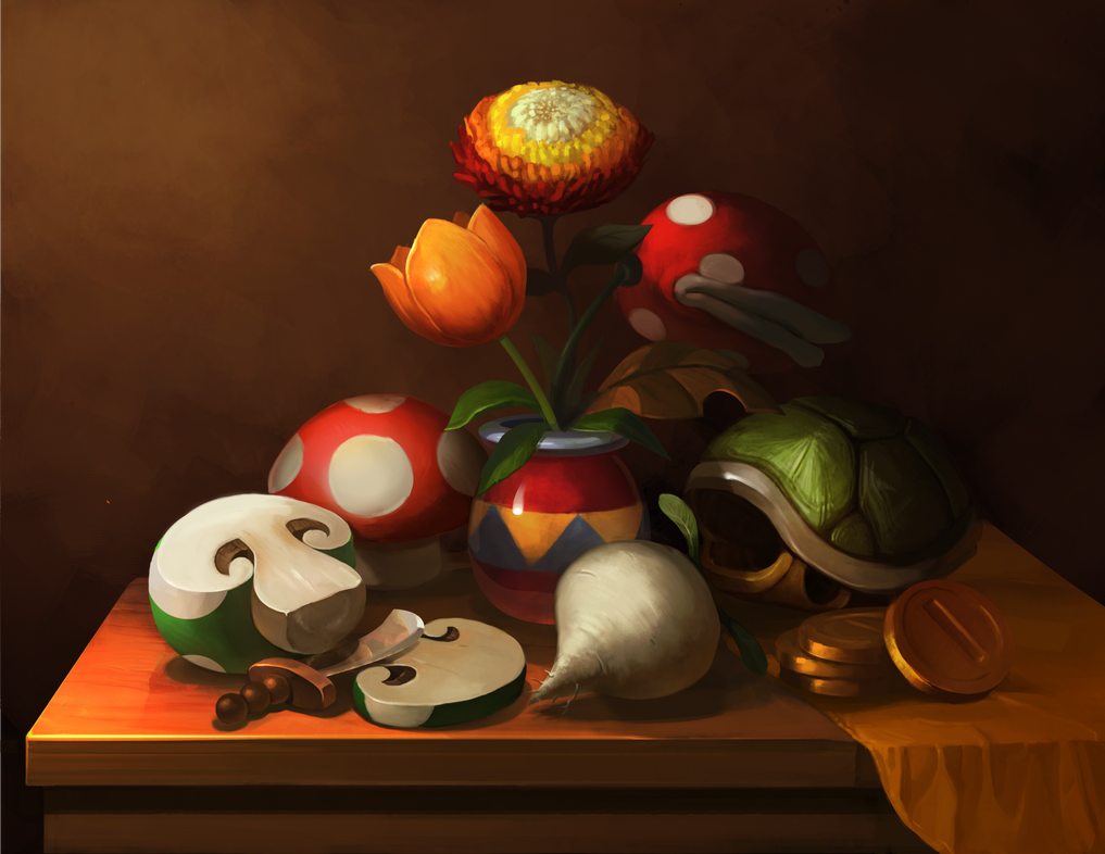 Mario Still Life by Photia