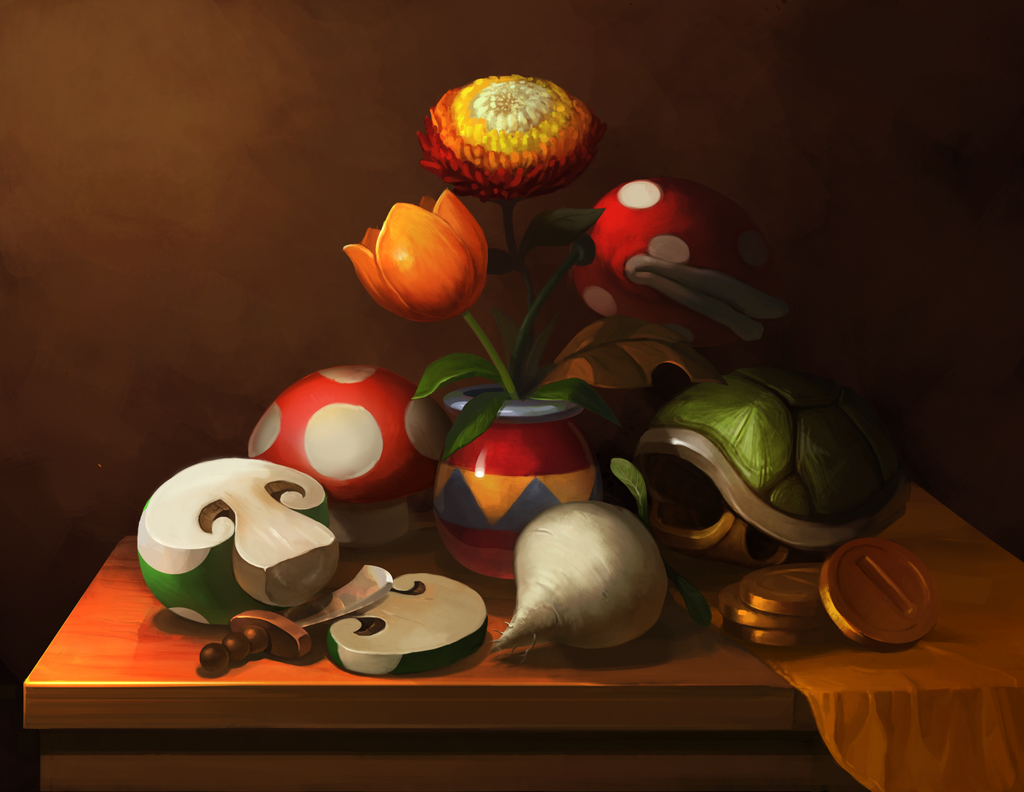 Still Mario Mario Still Life by Photia on DeviantArt