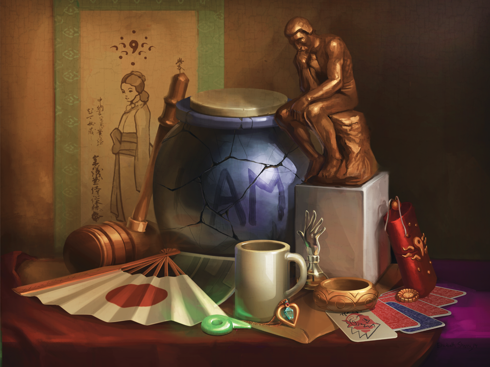Ace Attorney Still Life by Photia