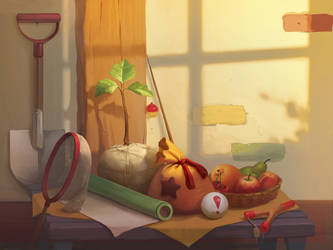 Animal Crossing Still Life by Photia