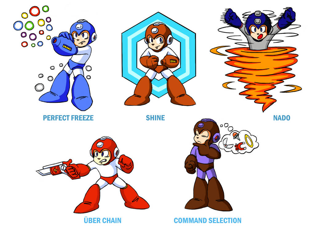 Mega Man Maker- Cameo Weapons by BluerosePlayer on DeviantArt
