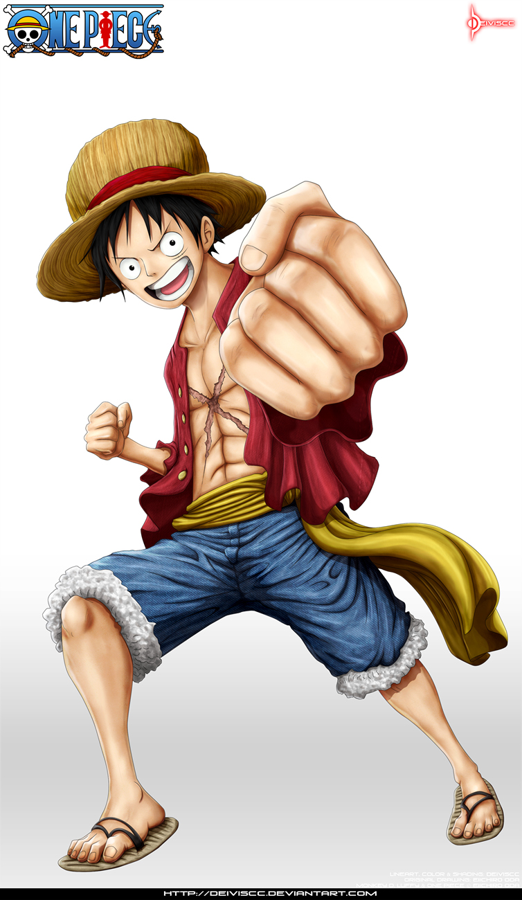 One Piece - Straw Hat Luffy (Monkey D Luffy) by hikenfushicho on DeviantArt