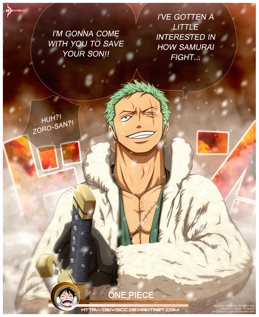 Zoro's Heart on Fire