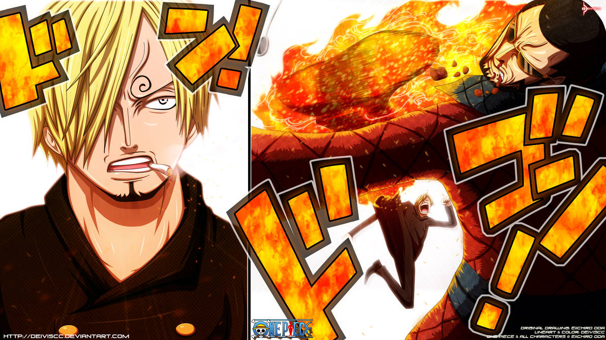 Sanji Vs Vergo 670x1192 Sanji vs Vergo by DEIVISCC on DeviantArt