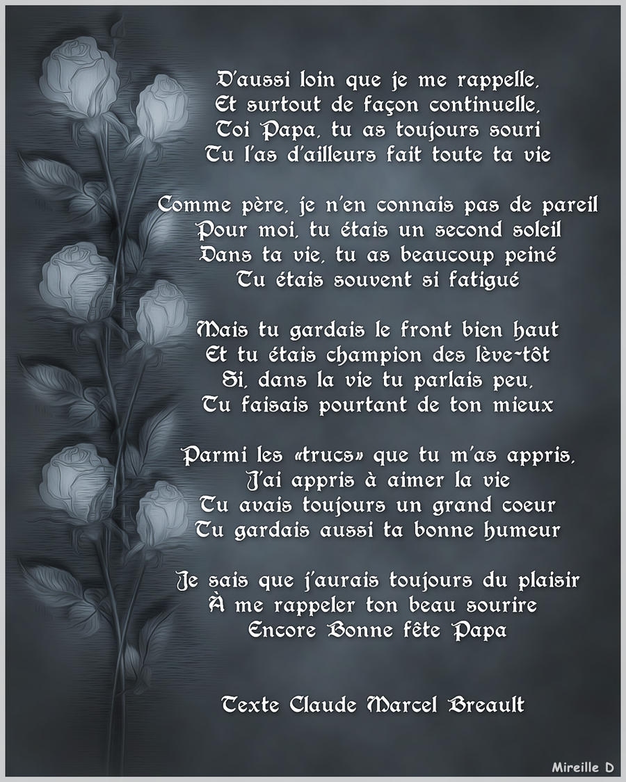 Poeme De Fete Des Peres By Mireilled On Deviantart Poeme De Fete Des Peres By Mireilled On Deviantart