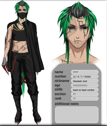 Super soldier Axel layout by qweenkiller on DeviantArt