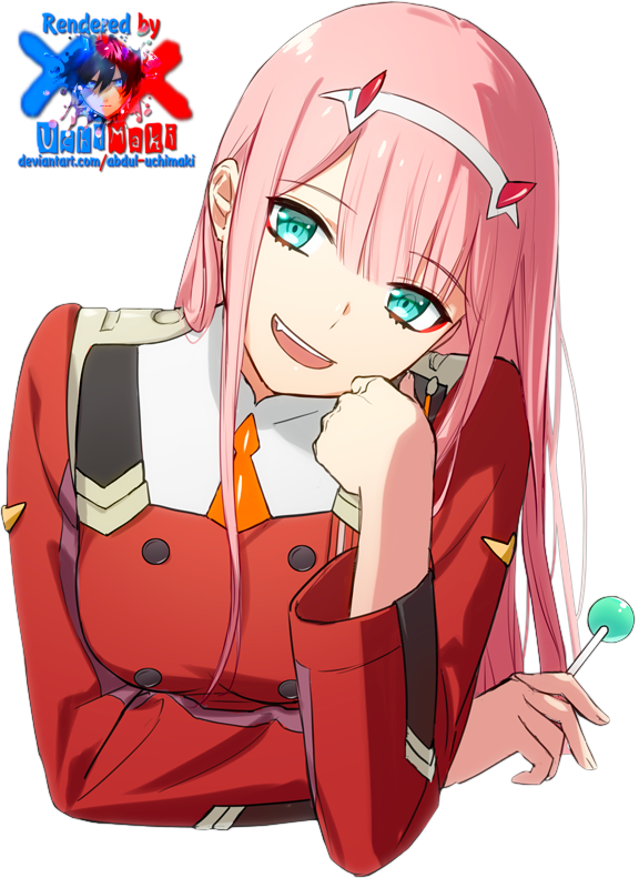 Darling in the FranXX - Zero Two Render by Abdul-UchiMaki on DeviantArt