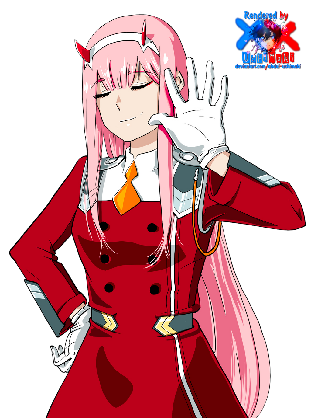 Darling in the FranXX - Zero Two Render by Abdul-UchiMaki on DeviantArt