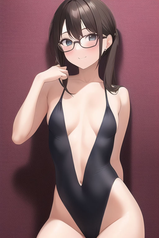 Nerdy girl with glasses small breasts s-321639919 by Prscyse on
