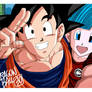 Bulma and Son Goku 30th anniversary selfie