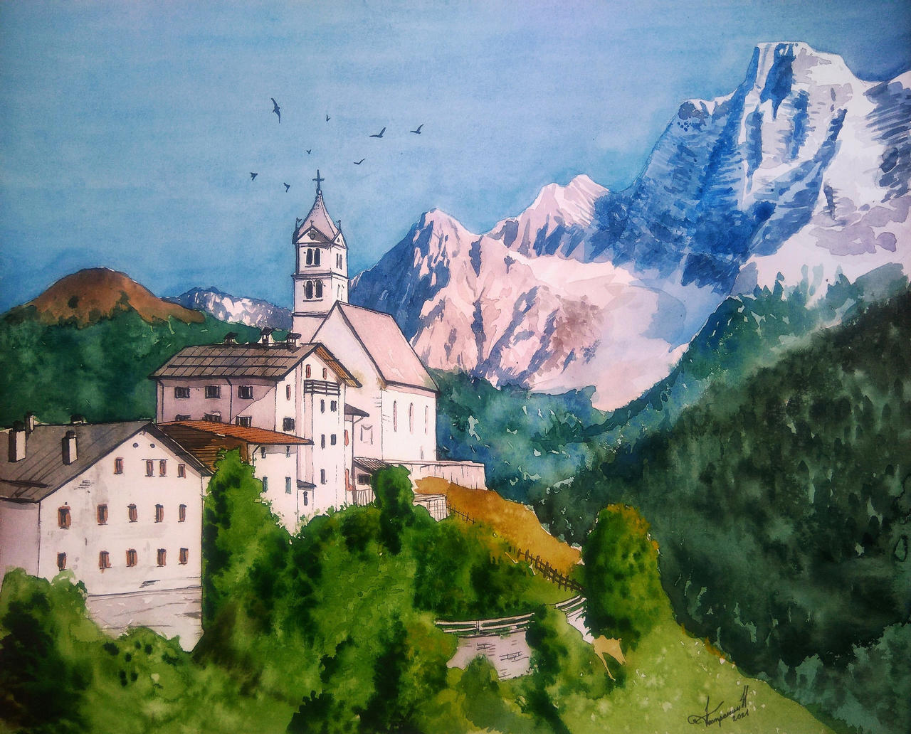 Switzerland Watercolor Landscape Anime Style By Ewanpestrenin On Deviantart Switzerland Watercolor Landscape Anime Style By Ewanpestrenin On Deviantart